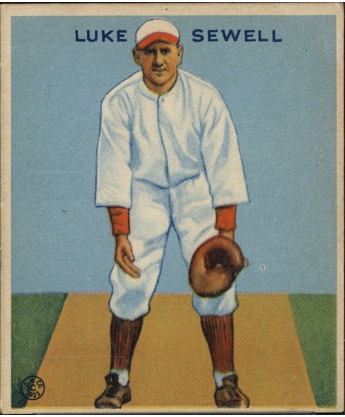 1933 Goudey #114 Luke Sewell, Washington Senators