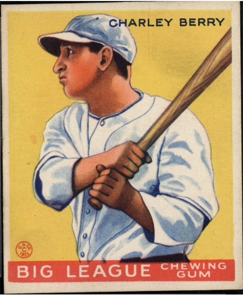 1933 Goudey #184 Charley Berry, Chicago White Sox