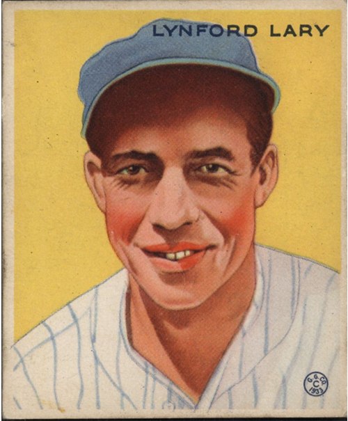 1933 Goudey #193 Lyn Lary, New York Yankees