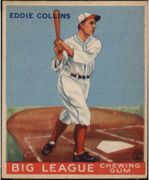 1933 Goudey #42 Eddie Collins, Boston Red Sox