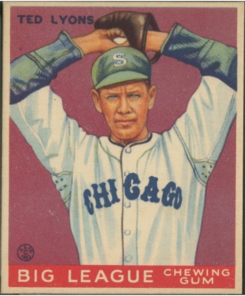 1933 Goudey #7 Ted Lyons, Chicago White Sox