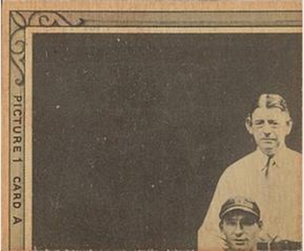 1935 Goudey 4-in-1 back Picture 1 - Card A