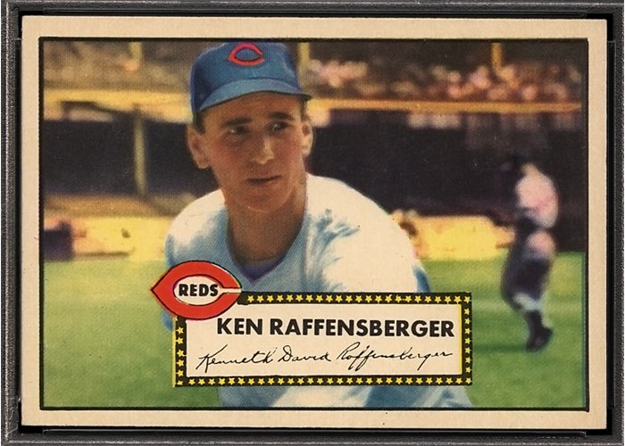 1952 Topps #118 Ken Raffensberger, Cincinnati Reds (front)