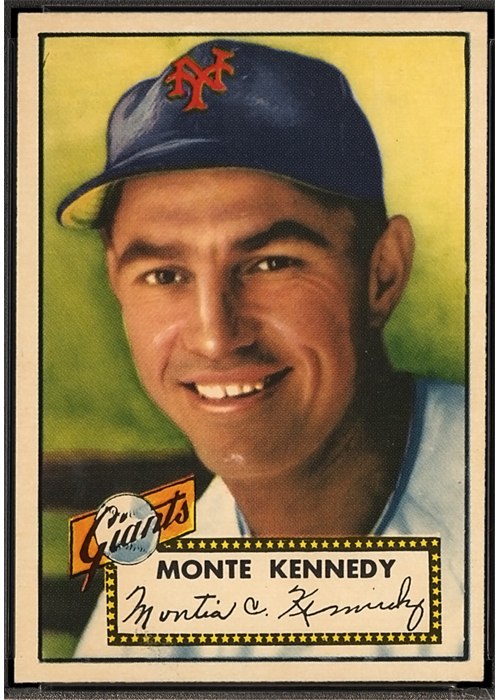1952 Topps #124 Monte Kennedy, New York Giants (front)