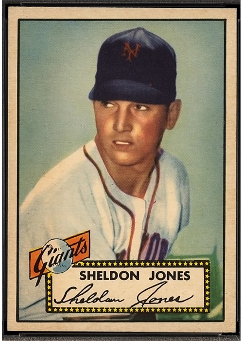 1952 Topps #130 Sheldon Jones, New York Giants (front)