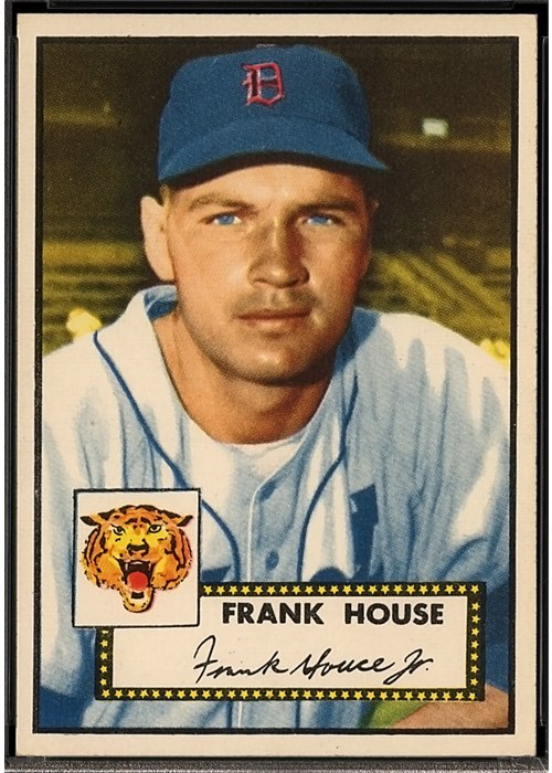 1952 Topps #146 Frank House, Detroit Tigers (front)