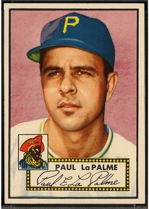 1952 Topps #166 Paul LaPalme, Pittsburgh Pirates (front)