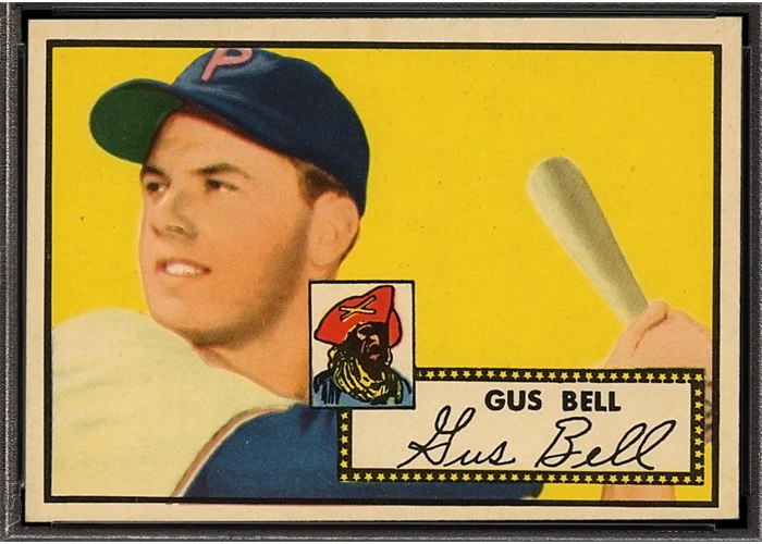 1952 Topps #170 Gus Bell, Pittsburgh Pirates (front)
