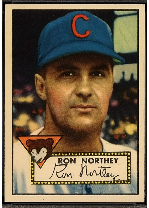 1952 Topps #204 Ron Northey, Chicago Cubs (front)