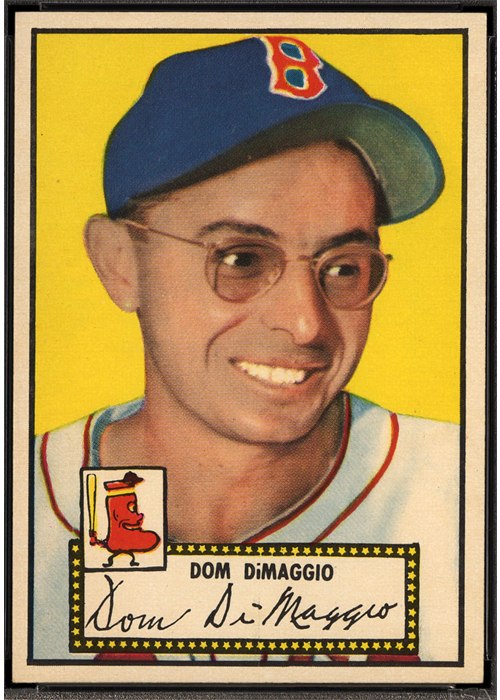 1952 Topps #22 Dom DiMaggio, Boston Red Sox (front)
