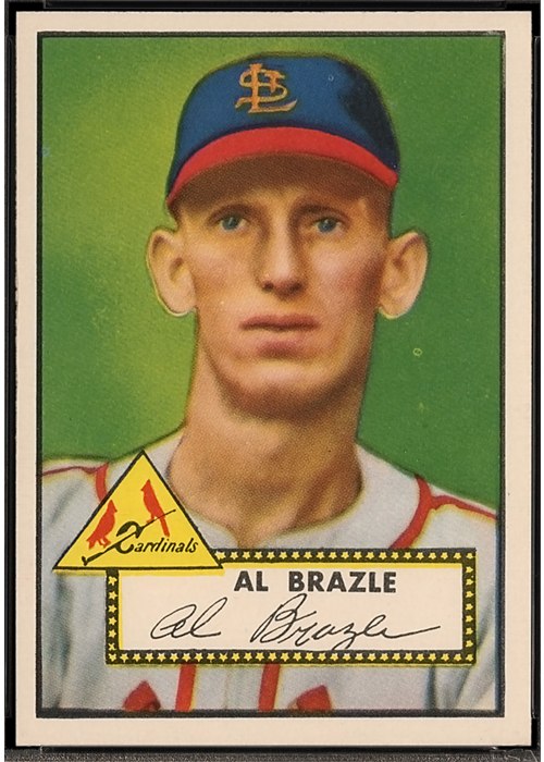 1952 Topps #228 Al Brazle, St. Louis Cardinals (front)