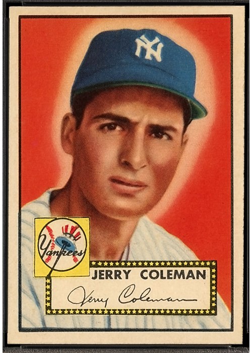 1952 Topps #237 Jerry Coleman, New York Yankees (front)