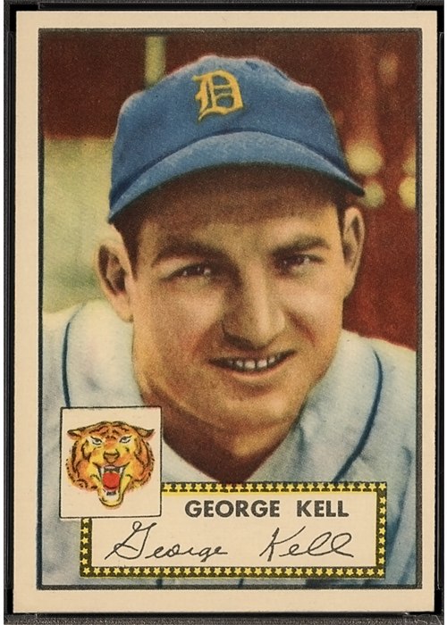 1952 Topps #246 George Kell, Detroit Tigers (front)