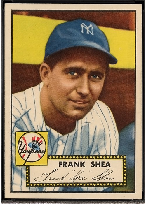 1952 Topps #248 Frank Shea, Washington Senators (front)