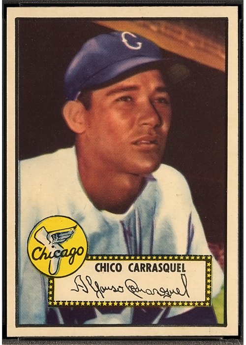 1952 Topps #251 Chico Carrasquel, Chicago White Sox (front)