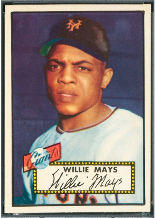 1952 Topps #261 Willie Mays, New York Giants (front)