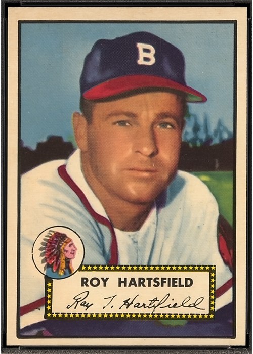 1952 Topps #264 Roy Hartsfield, Boston Braves (front)