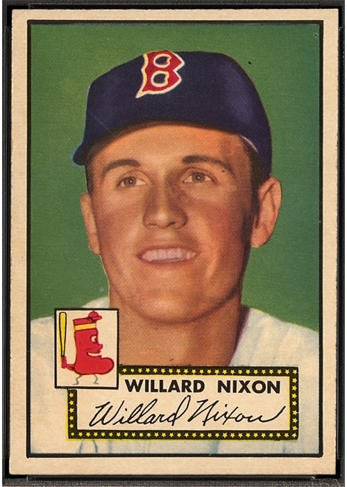 1952 Topps #269 Willard Nixon, Boston Red Sox (front)