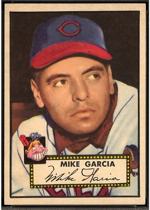 1952 Topps #272 Mike Garcia, Cleveland Indians (front)