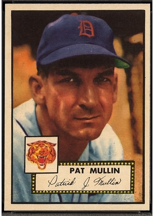 1952 Topps #275 Pat Mullin, Detroit Tigers (front)