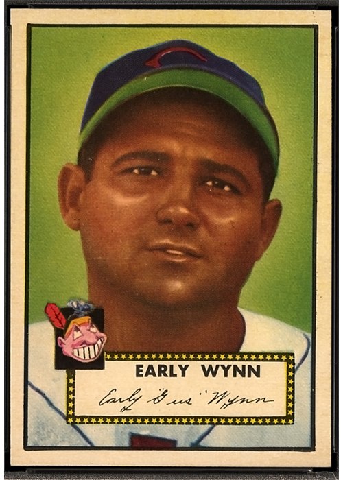 1952 Topps #277 Early Wynn, Cleveland Indians (front)