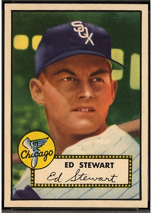 1952 Topps #279 Bud Stewart, Chicago White Sox (front)
