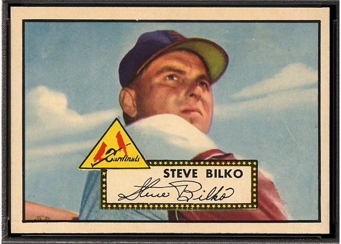 1952 Topps #287 Steve Bilko, St. Louis Cardinals (front)