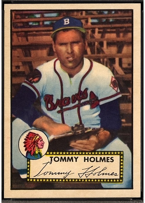1952 Topps #289 Tommy Holmes, Boston Braves (front)