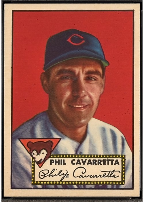 1952 Topps #295 Phil Cavarretta, Chicago Cubs (front)