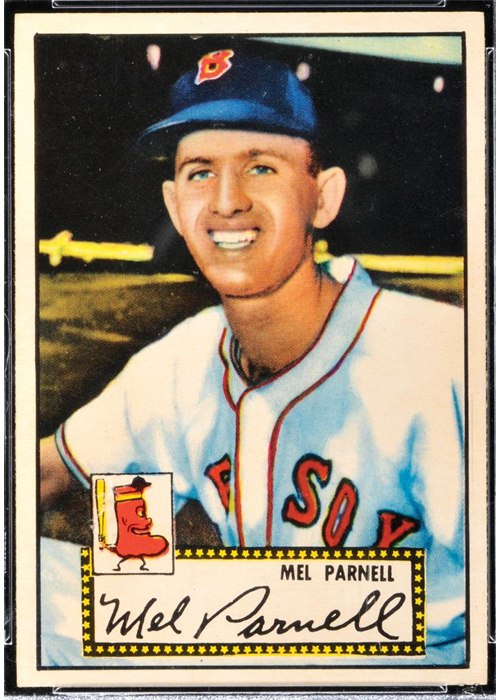 1952 Topps #30 Mel Parnell, Boston Red Sox (front)