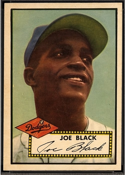 1952 Topps #321 Joe Black, Brooklyn Dodgers (front)