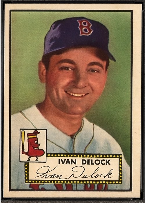 1952 Topps #329 Ivan Delock, Boston Red Sox (front)