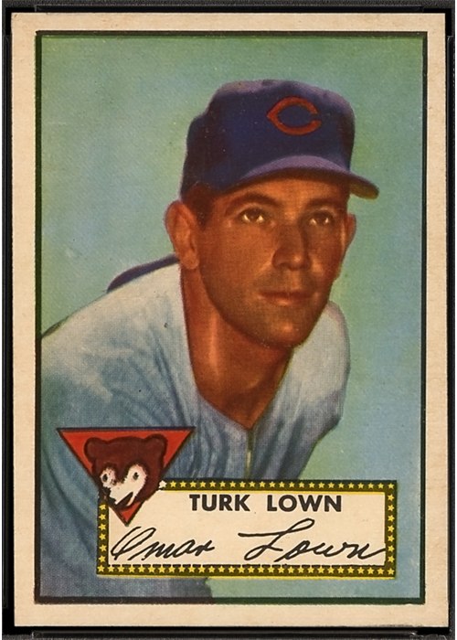 1952 Topps #330 Turk Lown, Chicago Cubs (front)