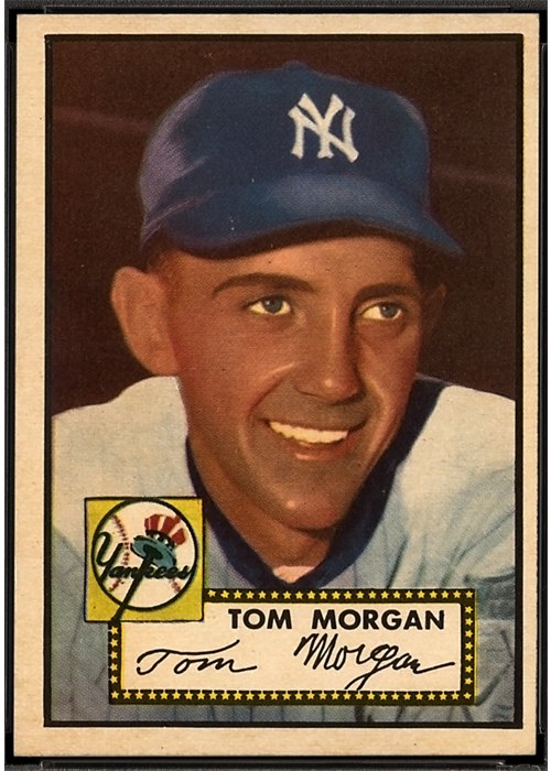 1952 Topps #331 Tom Morgan, New York Yankees (front)