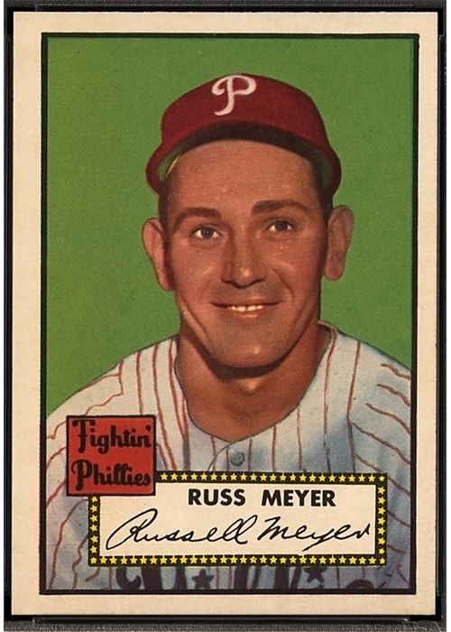 1952 Topps #339 Russ Meyer, Philadelphia Phillies (front)