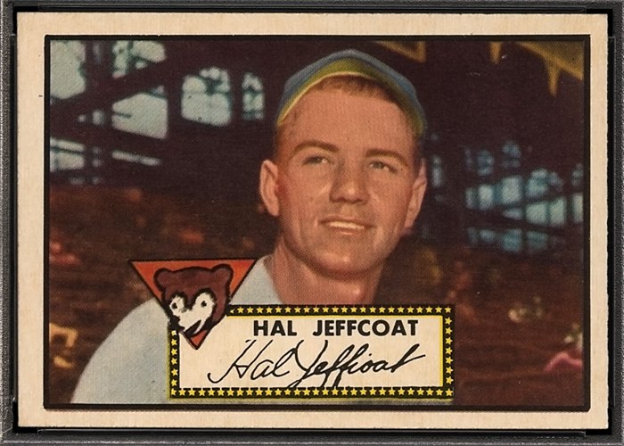 1952 Topps #341 Hal Jeffcoat, Chicago Cubs (front)