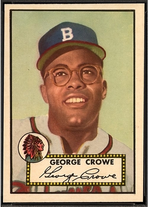 1952 Topps #360 George Crowe, Boston Braves (front)