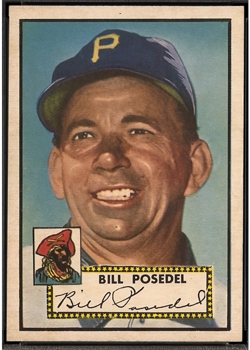 1952 Topps #361 Bill Posedel, Pittsburgh Pirates (front)