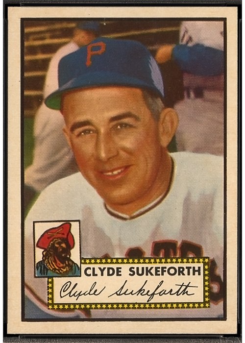 1952 Topps #364 Clyde Sukeforth, Pittsburgh Pirates (front)