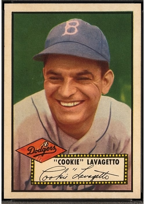 1952 Topps #365 Cookie Lavagetto, Brooklyn Dodgers (front)