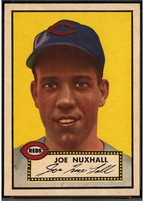 1952 Topps #406 Joe Nuxhall, Cincinnati Reds (front)