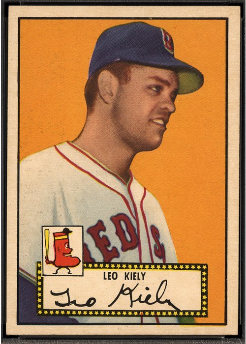 1952 Topps #54 Leo Kiely, Boston Red Sox (front)