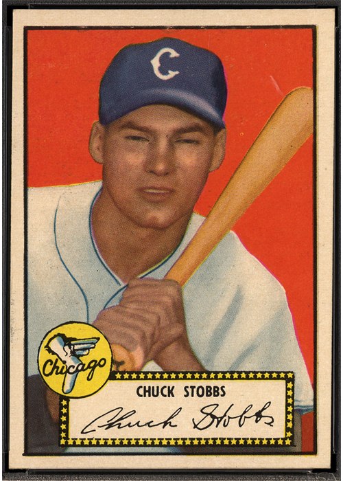 1952 Topps #62 Chuck Stobbs, Chicago White Sox (front)