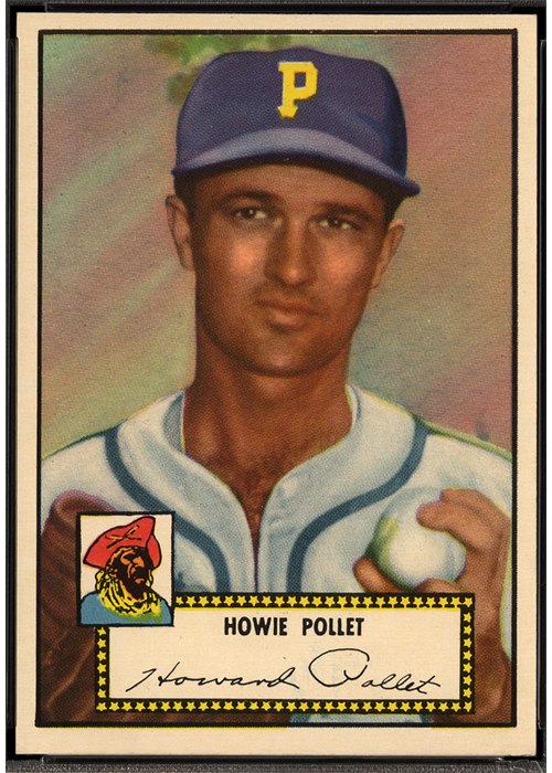 1952 Topps #63 Howie Pollet, Pittsburgh Pirates (front)