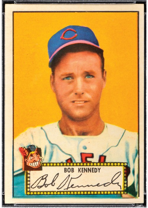 1952 Topps #77 Bob Kennedy, Cleveland Indians (front)