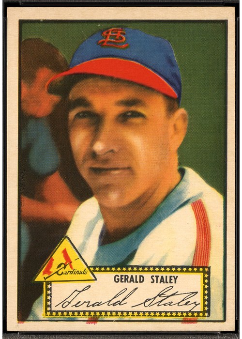 1952 Topps #79 Jerry Staley, St. Louis Cardinals (front)