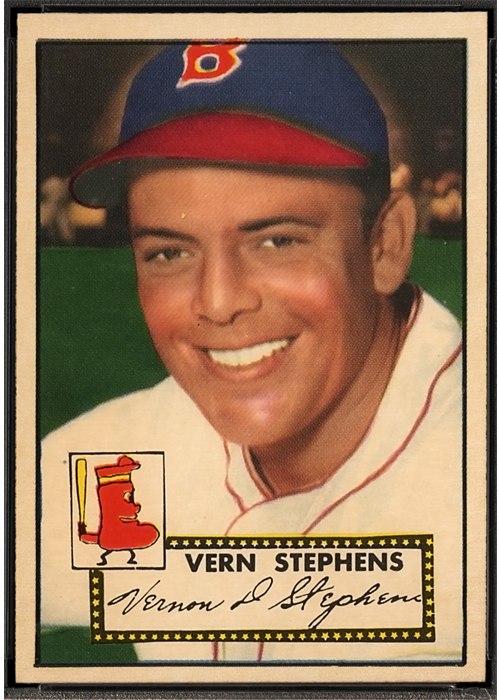1952 Topps #84 Vern Stephens, Boston Red Sox (front)