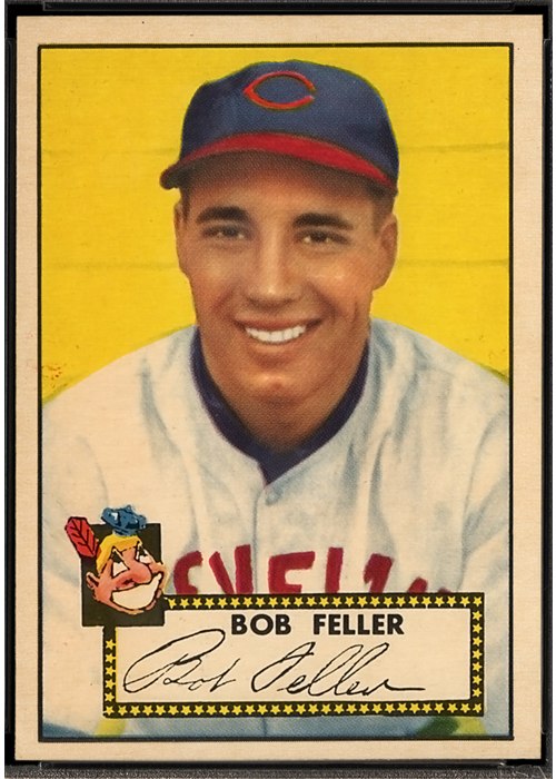 1952 Topps #88 Bob Feller, Cleveland Indians (front)