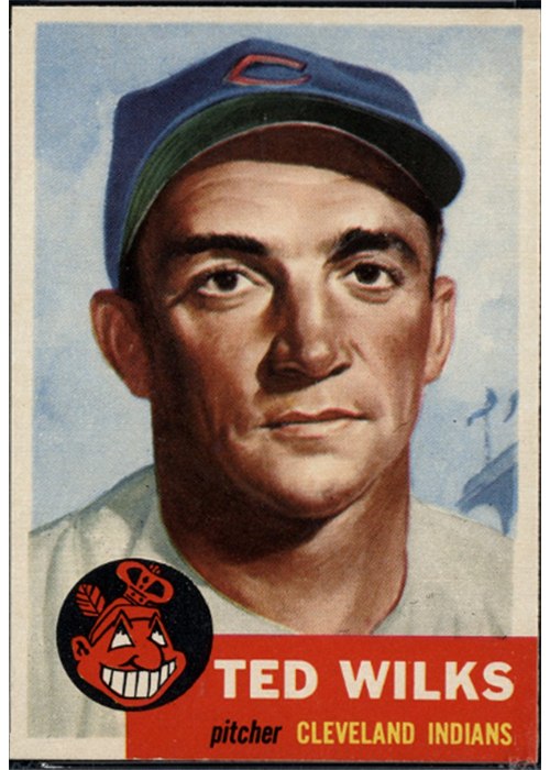 1953 Topps #101 Ted Wilks, Cleveland Indians