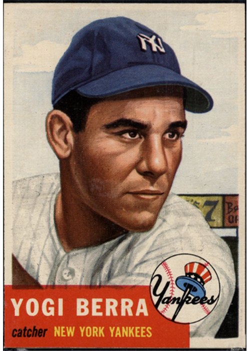 1953 Topps #104 Yogi Berra, New York Yankees